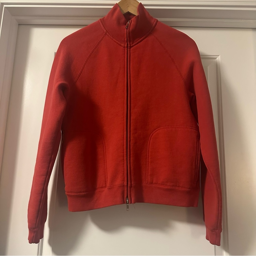 Abercrombie and Fitch Y2K Red Zip Up Jacket Size Medium EUC